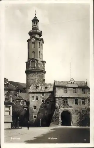 Ak Weimar in Thüringen, Schloss