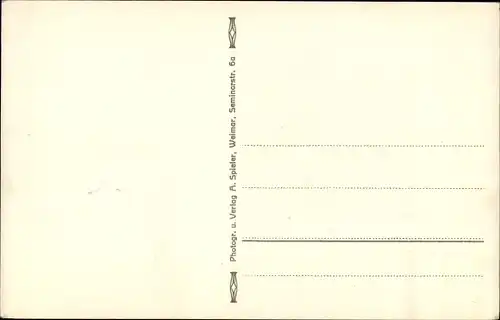 Ak Weimar in Thüringen, Schloss