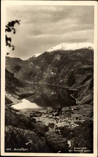 Ak Geiranger Norwegen, Panorama, Fjord