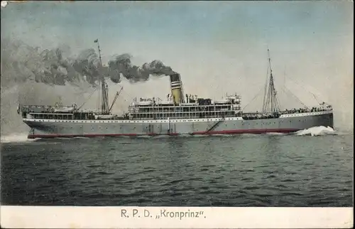 Ak Reichspostdampfer Kronprinz, DOAL