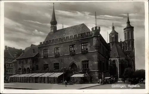 Ak Göttingen in Niedersachsen, Rathaus