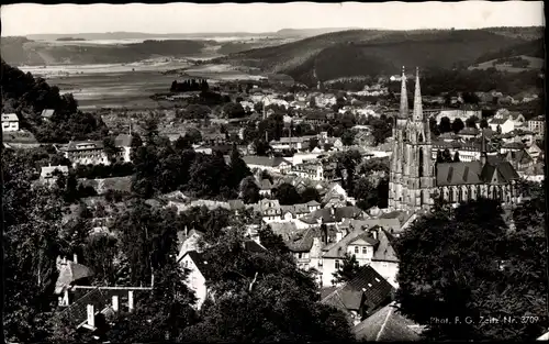 Ak Marburg an der Lahn, Ortsansicht, Kirche