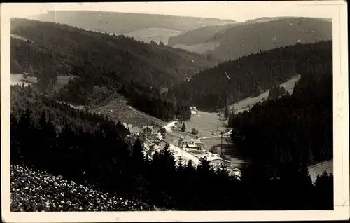 Foto Ak Heubach in Thüringen, Talblick