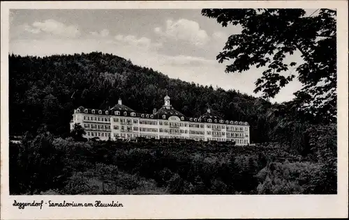 Ak Deggendorf in Niederbayern, Sanatorium am Haunstein