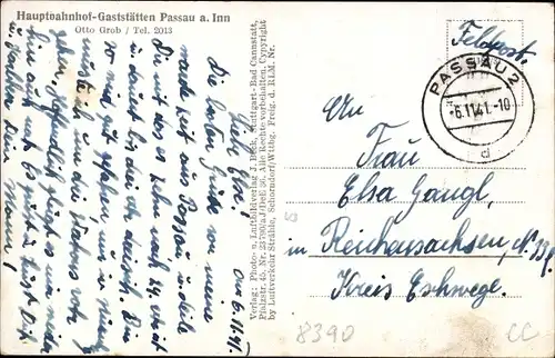 Ak Passau in Niederbayern, Luftaufnahme