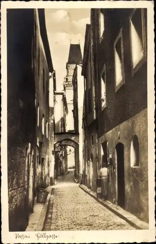 Ak Passau in Niederbayern, Höllgasse