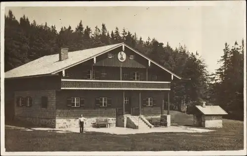 Foto Ak Mauth in Niederbayern, Blick auf den Tummelplatz