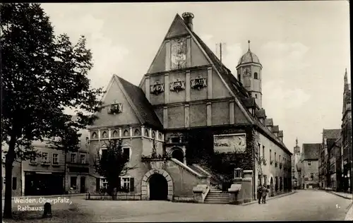 Ak Weiden in der Oberpfalz, Rathaus