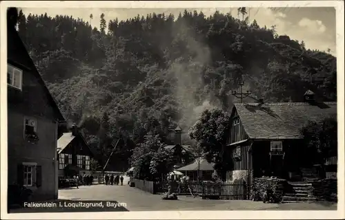 Ak Falkenstein in der Oberpfalz, Loquitzgrund, Ortsansicht