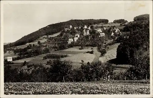 Ak Schloßberg Schnaittach Mittelfranken, Gesamtansicht