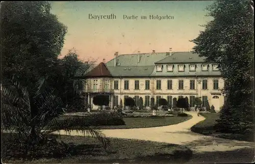 Ak Bayreuth in Oberfranken, Hofgarten