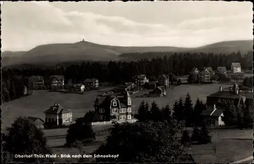 Ak Oberhof im Thüringer Wald, Panorama, Schneekopf