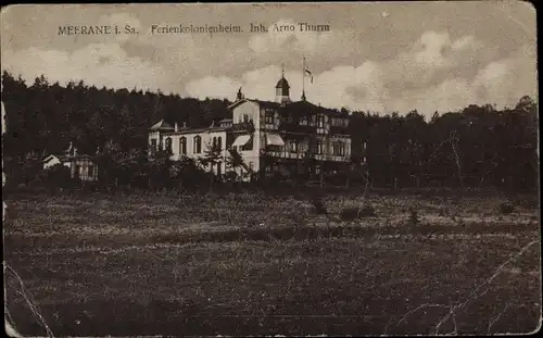 Ak Meerane in Sachsen, Ferienkolonienheim