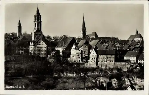 Ak Rottweil am Neckar, Ortsansicht, Kirche