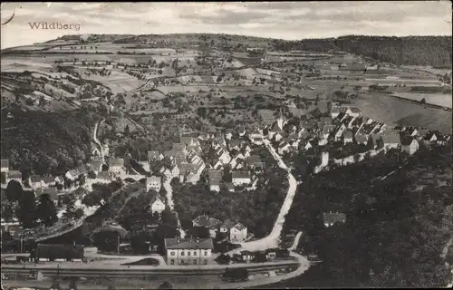 Ak Wildberg im Schwarzwald Württemberg, Gesamtansicht