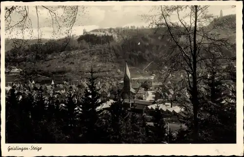 Ak Geislingen an der Steige, Teilansicht