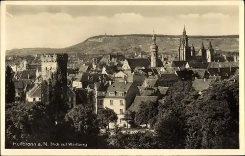 Ak Heilbronn am Neckar, Wartberg, Gesamtansicht, Turm