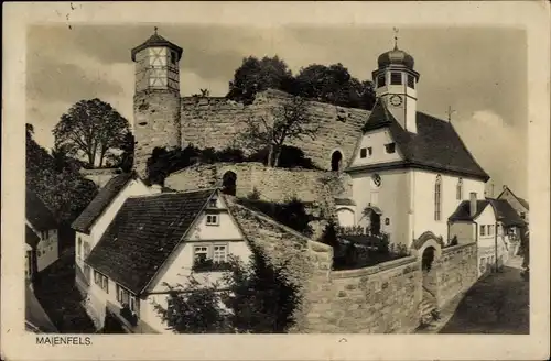 Ak Maienfels Wüstenrot in Württemberg, Kirche