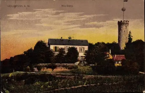 Ak Heilbronn am Neckar, Wartberg, Turm