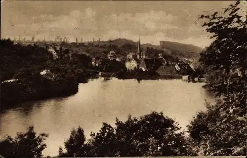 Ak Maulbronn im Schwarzwald, Kirche, Ortsansicht