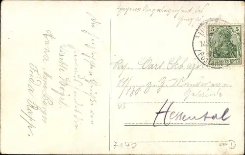 Ak Ludwigsburg in Württemberg, Panoramablick über die Stadt