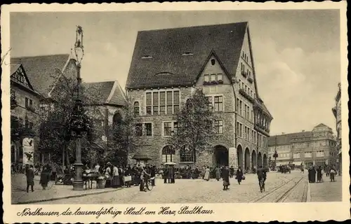 Ak Nordhausen am Harz, Stadthaus