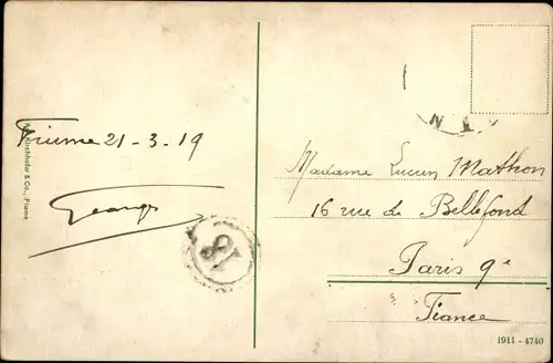 Ak Rijeka Fiume Kroatien, Palazzo Adria, Governo maritimo