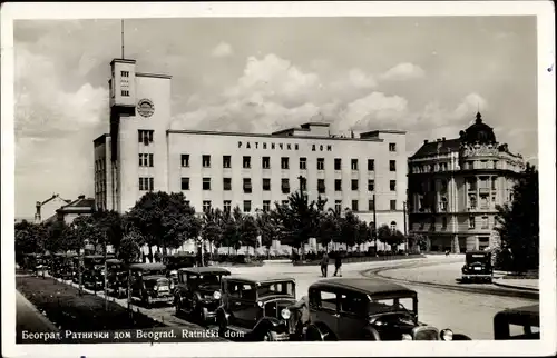 Ak Beograd Belgrad Serbien, Ratnicki dom, Autos