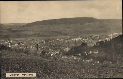 Ak Diekirch Luxemburg, Panorama