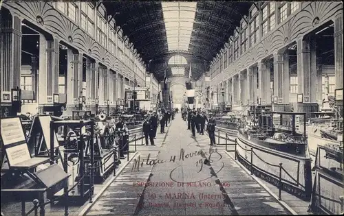 Ak Milano Mailand Lombardia, Esposizione 1906, Marina