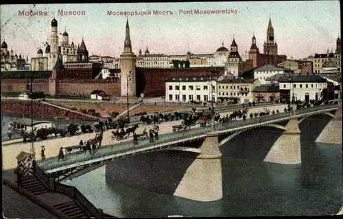 Ak Moskau Russland, Pont Moscworetzky