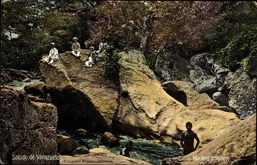 Ak Puerto Cabello Venezuela, Rio San Esteban