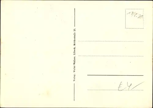 Ak Hansestadt Lübeck, Holstenstraße, Blick durch das Holstentor