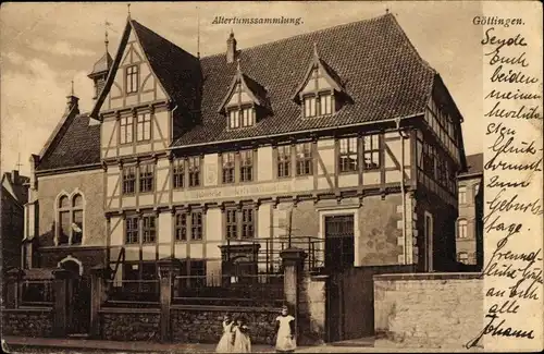 Ak Göttingen in Niedersachsen, Städtische Altertumssammlung, Museumsgebäude