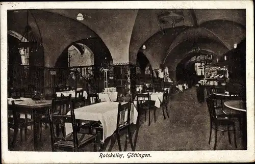 Ak Göttingen in Niedersachsen, Ratskeller