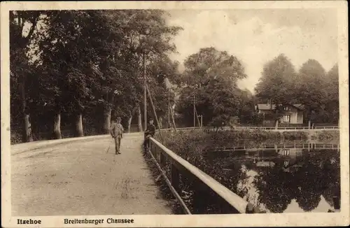 Ak Itzehoe in Holstein, Breitenburger Chaussee