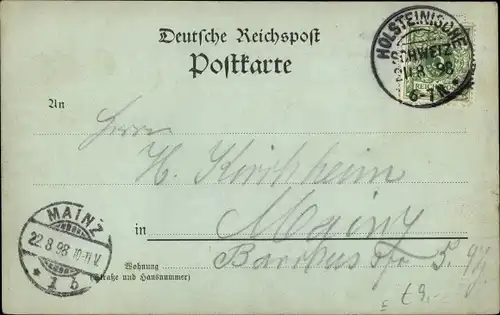 Mondschein Ak Malente in Ostholstein, Holsteinische Schweiz