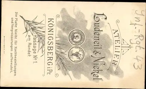 CdV Königsberg in Preußen, Deutscher Soldat in Uniform, Infanterie Regiment 43