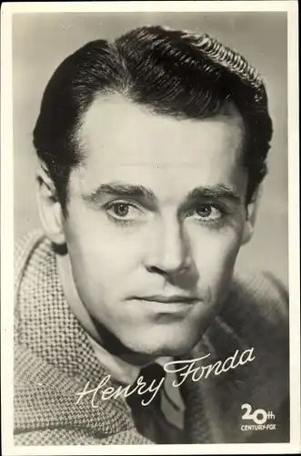Ak Schauspieler Henry Fonda, Portrait