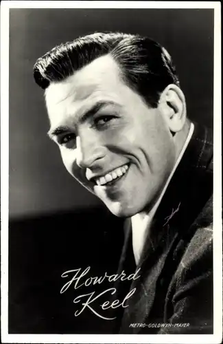 Ak Schauspieler Howard Keel, Portrait