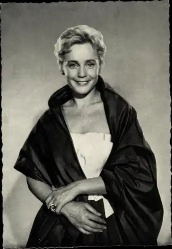 Ak Schauspielerin Maria Schell, Portrait