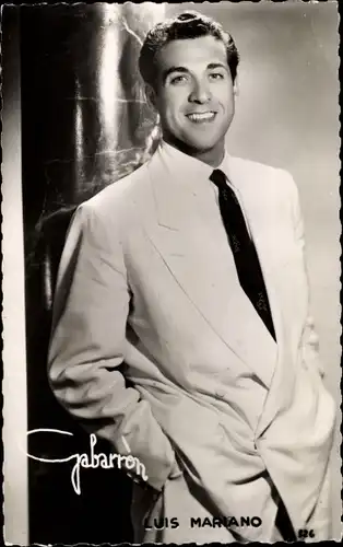 Ak Schauspieler Luis Mariano, Portrait