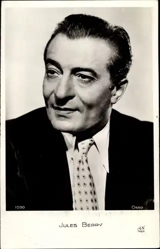 Ak Schauspieler Jules Berry, Portrait