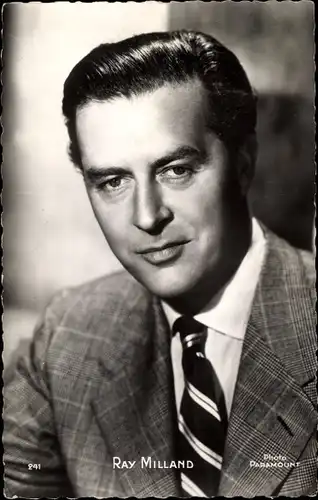 Ak Ray Milland, Schauspieler, Portrait, EPI 241