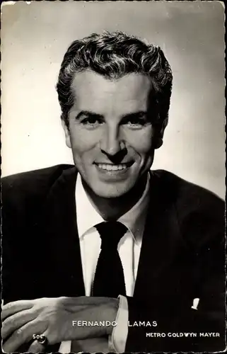 Ak Schauspieler Fernando Lamas, Portrait, Carboplane