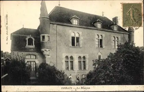 Ak Orbais l'Abbaye Marne, Le Donjon