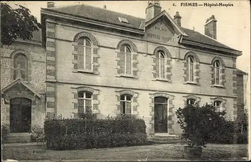 Ak Fismes Marne, Hopital-Hospice