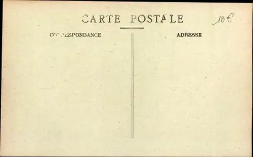 Ak Fismes Marne, Guerre 1914-1915, Rests of the metallurgic manufactory after german occupation