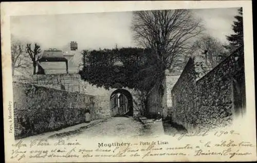 Ak Montlhery Essonne, Porte de Linas