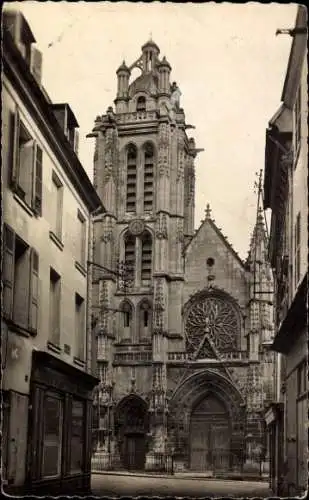 Ak Pontoise Val d'Oise, Kirche Saint Maclou